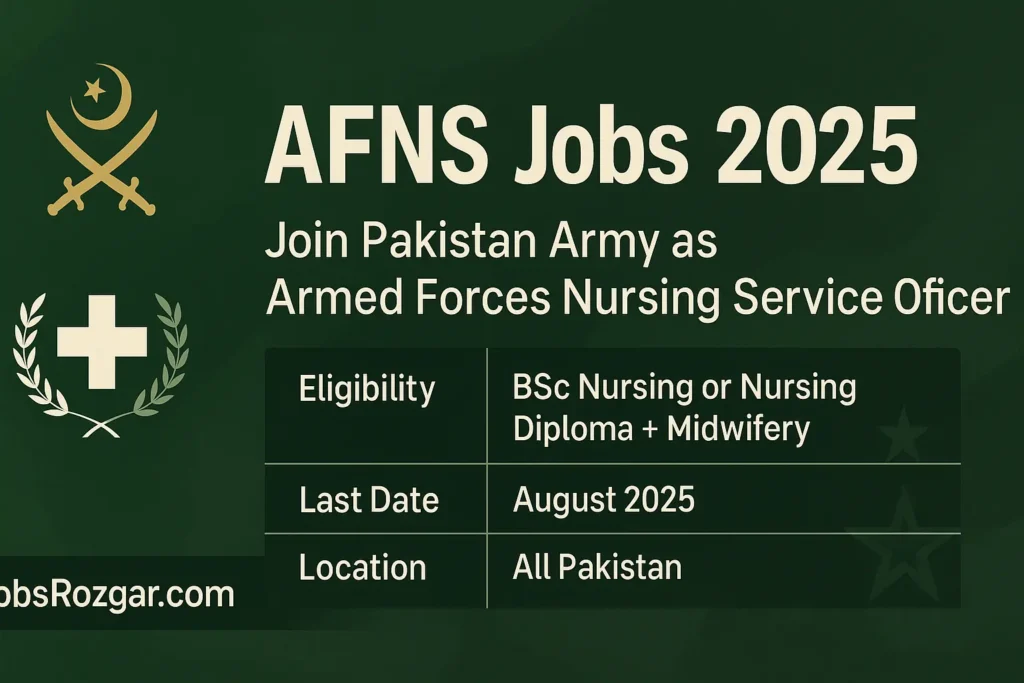AFNS Jobs 2025