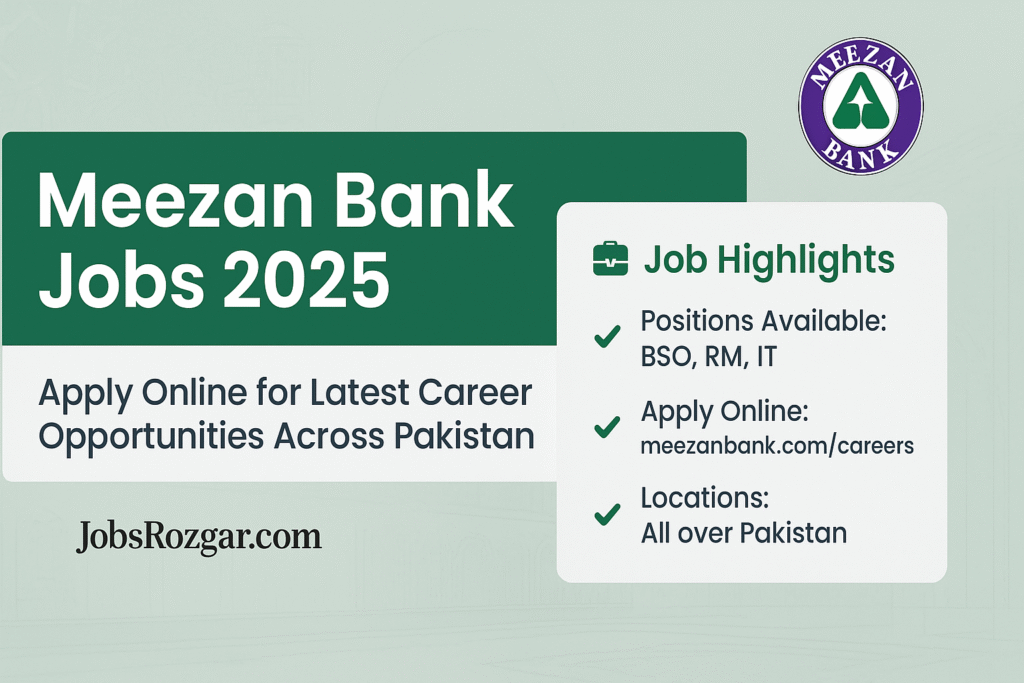Meezan Bank Jobs