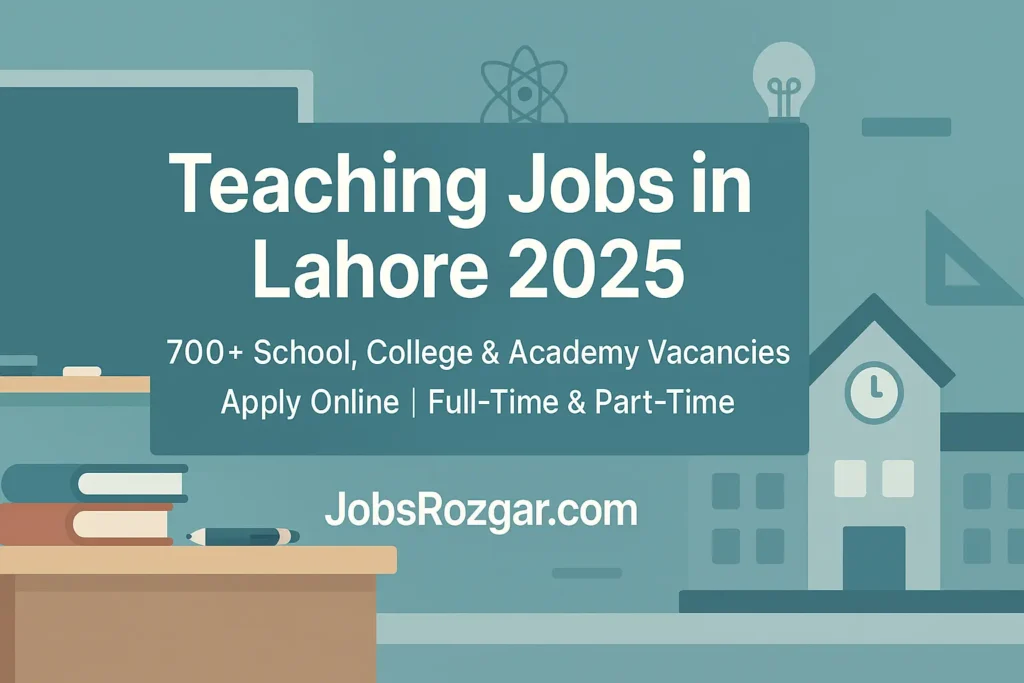 Teaching Jobs in Lahore