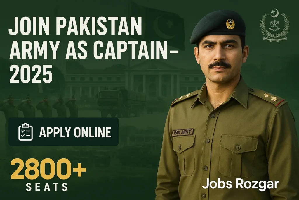 Pakistan Army as Captain